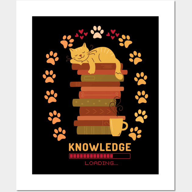 Knowledge Is Loading Wall Art by NICHE&NICHE